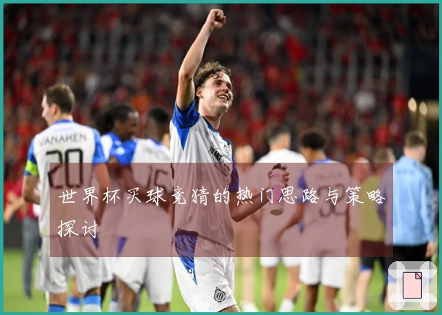 世界杯买球竞猜的热门思路与策略探讨